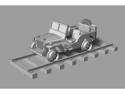 Railway Jeep (2pcs) 