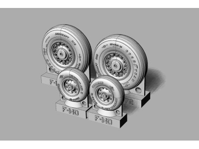 F-14D Tomcat Wheels set 