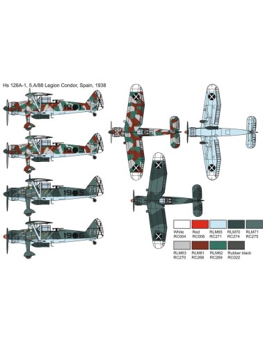 Hs 126 A-1 „Superpava“ Legion Condor 