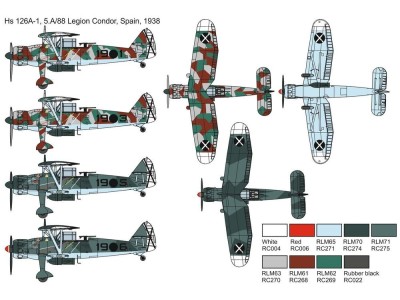 Hs 126 A-1 „Superpava“ Legion Condor 