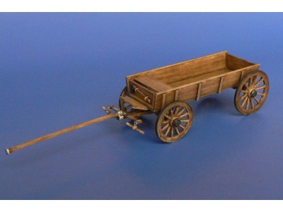 Farm horse drawn wagon 