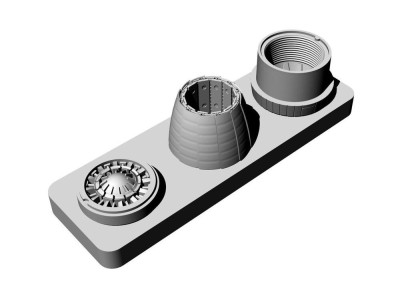 F/A-18 E/F engine nozzles set (Revell kit) 