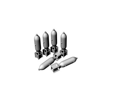 US GP 100lb AN-M30A1 bombs (6pcs) 