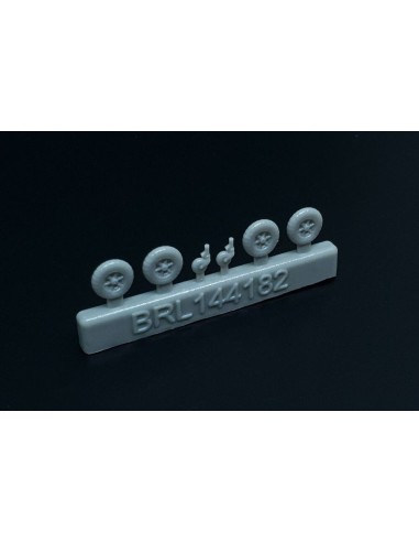 Messerschmitt Bf-109 A-F wheels set (2 sets) 