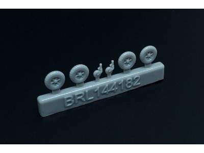 Messerschmitt Bf-109 A-F wheels set (2 sets) 