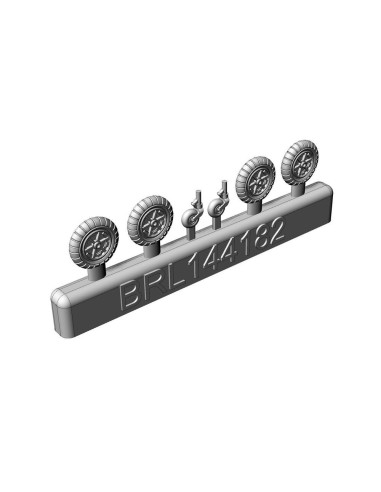 Messerschmitt Bf-109 A-F wheels set (2 sets) 
