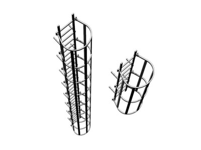 Safety cage ladders 