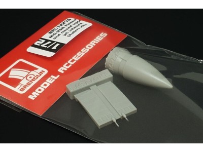 MiG-29A Radome and closed upper jet intakes (Italeri kit) 