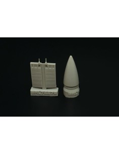 MiG-29A Radome and closed upper jet intakes (Italeri kit)  2