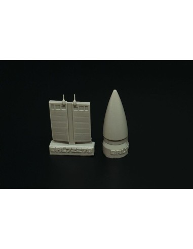 MiG-29A Radome and closed upper jet intakes (Italeri kit) 