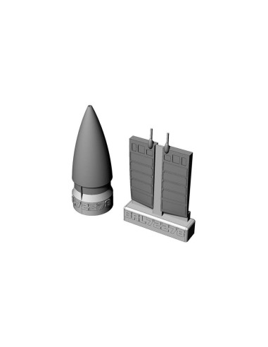 MiG-29A Radome and closed upper jet intakes (Italeri kit) 