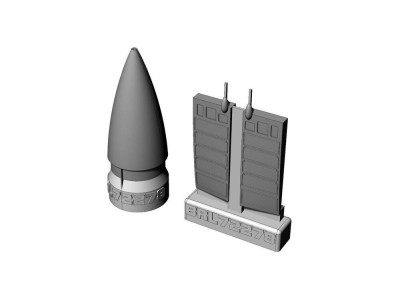 MiG-29A Radome and closed upper jet intakes (Italeri kit) 