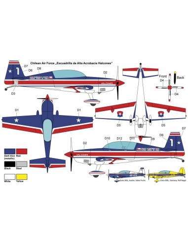 EXTRA EA300L four-blade propeller 