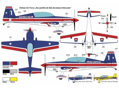 EXTRA EA300L four-blade propeller 