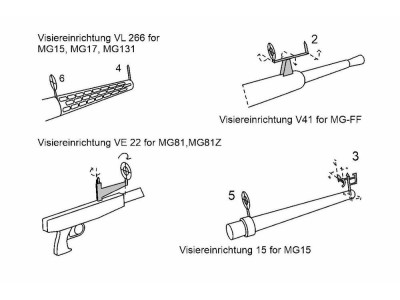WWII German gunsights 