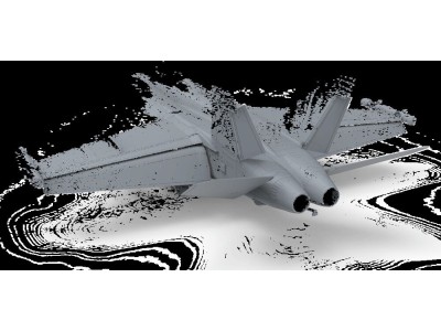 Boeing EA-18G Growler Electronic Attack Aircraft Yellow Jackets 