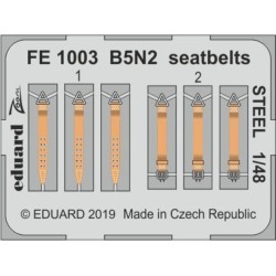 B5N2 seatbelts STEEL for Hasegawa 