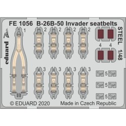 B-26B-50 Invader seatbelts STEEL for ICM 
