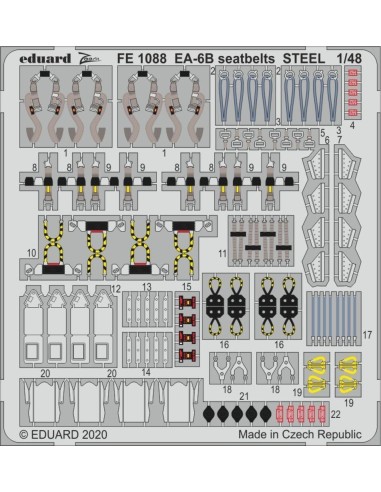 EA-6B seatbelts STEEL for Kinetic 