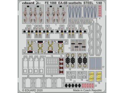 EA-6B seatbelts STEEL for Kinetic 