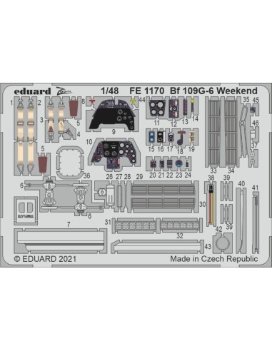 Bf 109G-6 Weekend 1/48 for EDUARD 