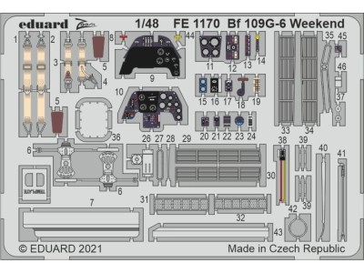 Bf 109G-6 Weekend 1/48 for EDUARD 