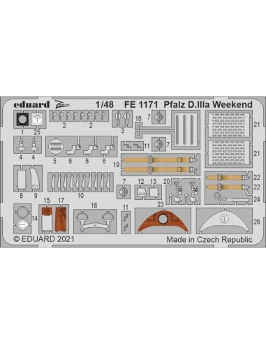 Pfalz D.IIIa Weekend 1/48 for EDUARD 