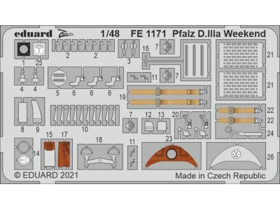 Pfalz D.IIIa Weekend 1/48 for EDUARD 