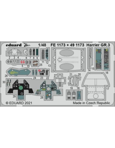 Harrier GR.3 1/48 for KINETIC 