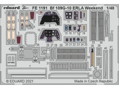 Bf 109G-10 ERLA Weekend 1/48 for EDUARD 