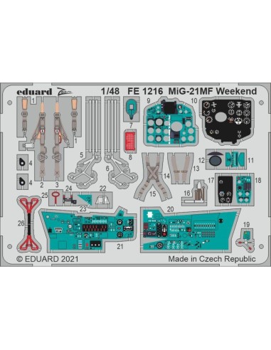 MiG-21MF Weekend 1/48 for EDUARD 