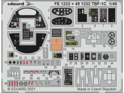 TBF-1C, for ACADEMY 