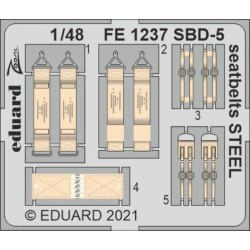 SBD-5 seatbelts STEEL, for REVELL 