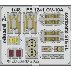 OV-10A seatbelts STEEL for ICM 