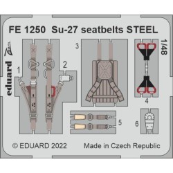 Su-27 seatbelts STEEL for GREAT WALL HOBBY 