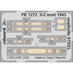 Il-2 mod. 1943 seatbelts STEEL 1/48 