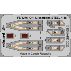 OH-13 seatbelts STEEL 1/48 