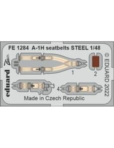 A-1H seatbelts STEEL 1/48 