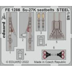 Su-27K seatbelts STEEL 1/48 