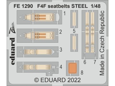 F4F seatbelts STEEL 