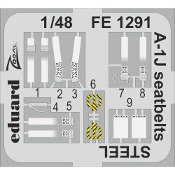 A-1J seatbelts STEEL 
