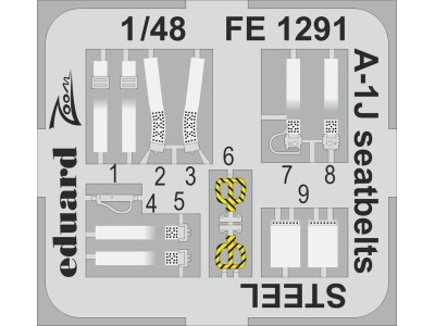 A-1J seatbelts STEEL 