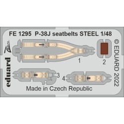 P-38J seatbelts STEEL 