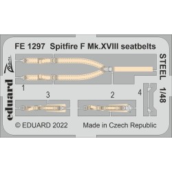 Spitfire F Mk.XVIII seatbelts STEEL 