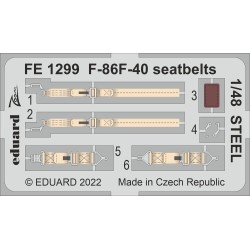 F-86F-40 seatbelts STEEL 