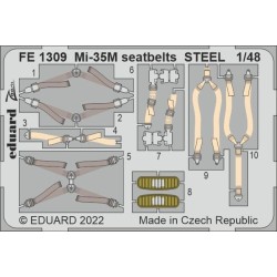 Mi-35M seatbelts STEEL for ZVEZDA 