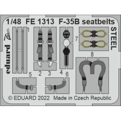 F-35B seatbelts STEEL for ITALERI 