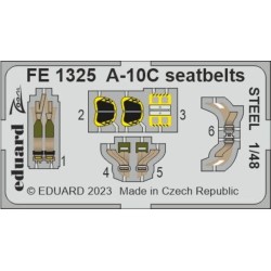 A-10C seatbelts STEEL for HOBBY BOSS 