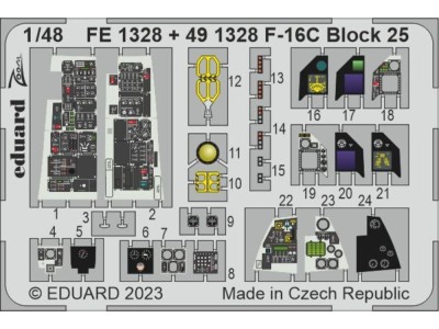 F-16C Block 25 1/48 for KINETIC 