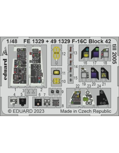 F-16C Block 42 till 2005 1/48 for KINETIC 